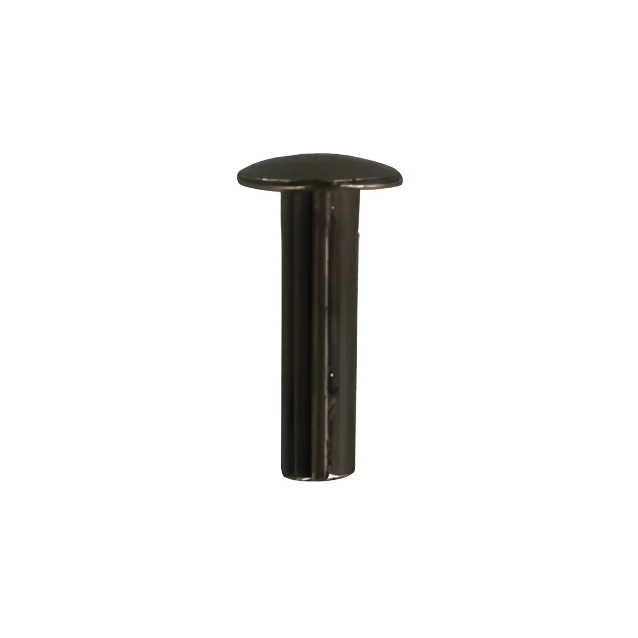 8/16" Black, Tubular Rivet, Steel - 24 pk, #252-8-16-BLK