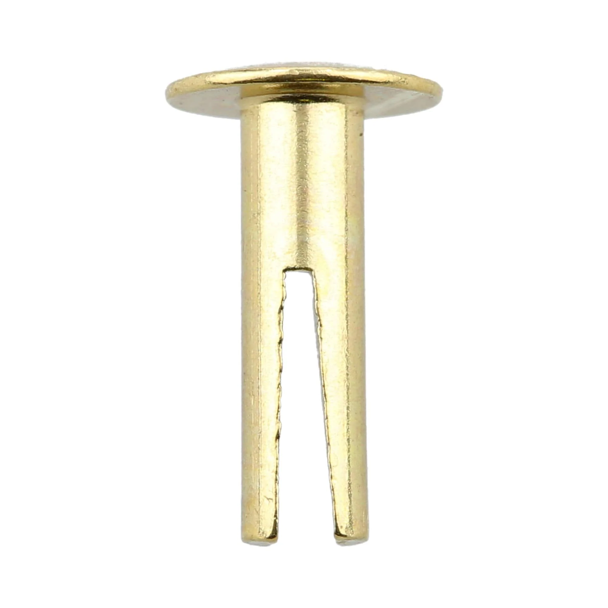 8/16" Brass, Split Rivet, Steel - 24 pk, #151-8-16-BP
