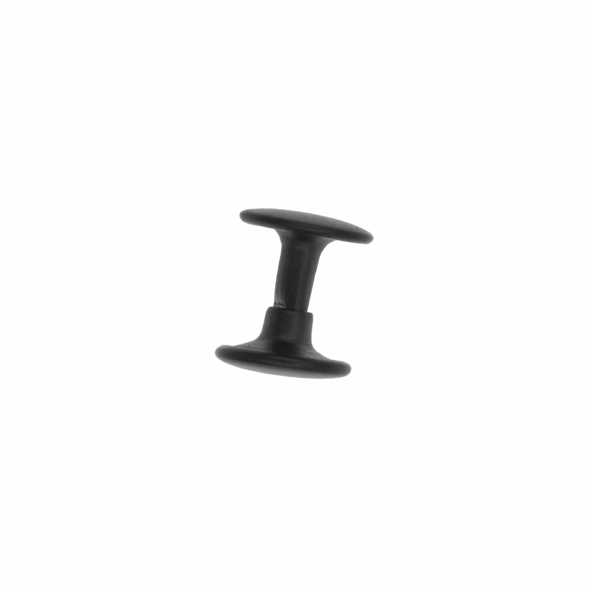 8mm Black, Double Cap Jiffy Rivets, Iron - PK100, #A-312-BLK
