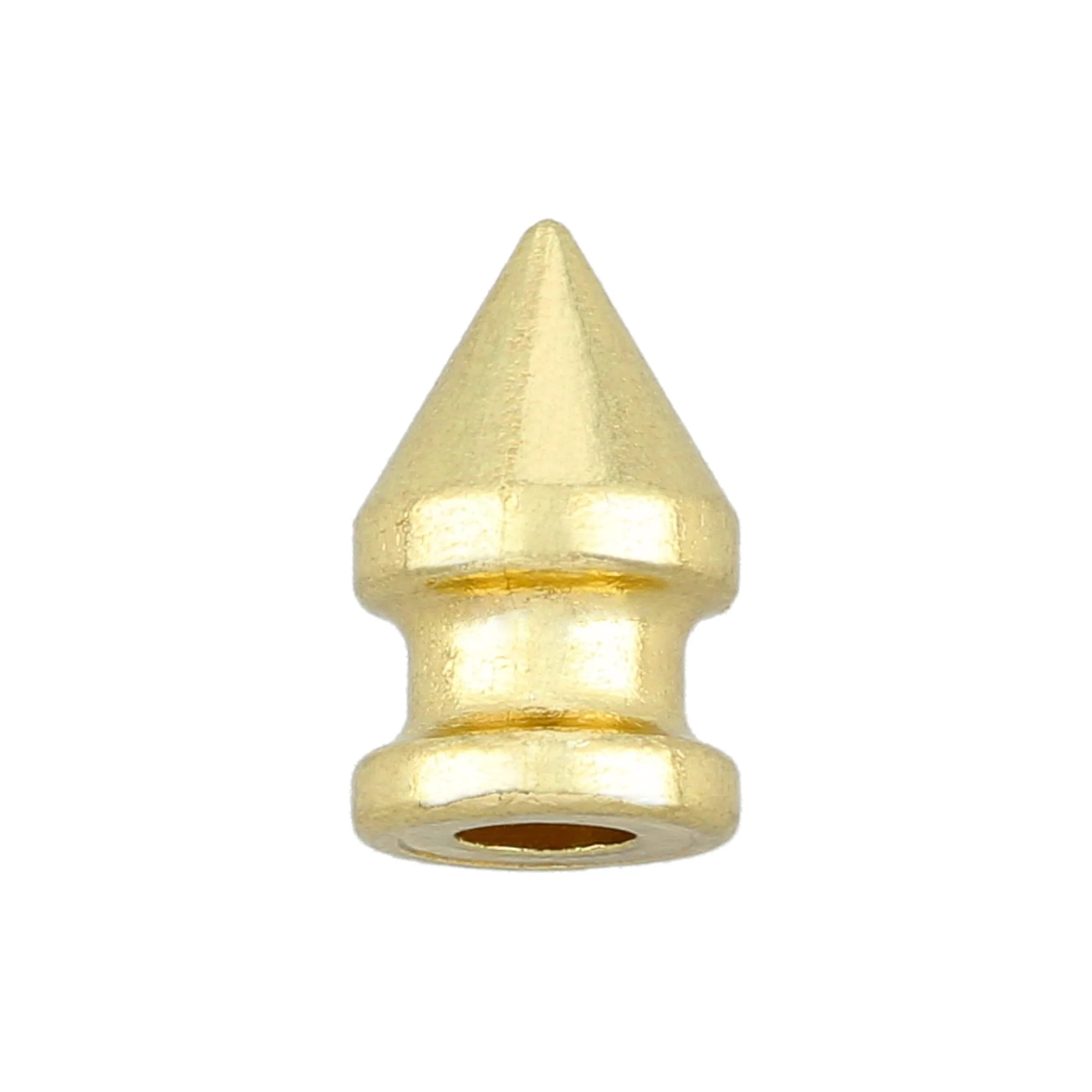 8mm Brass, Spike Stud, Zinc Alloy - PK10, #C-1167-BP