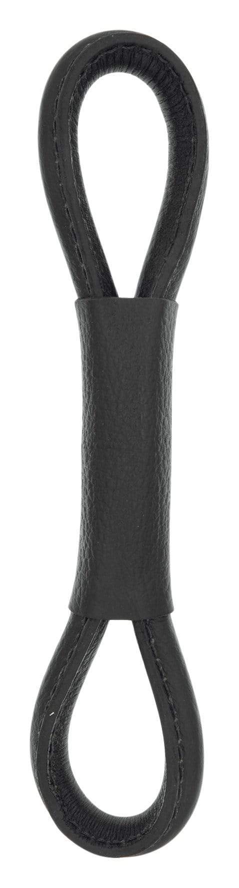 9" Black, Handle, Leather, #L-1557-BLK