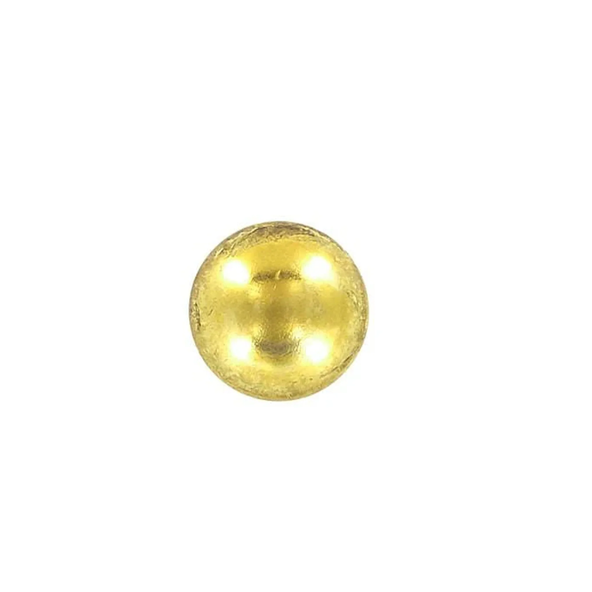 9mm Gold, Push Button, Steel - PK10, #A-55BU-1-BP