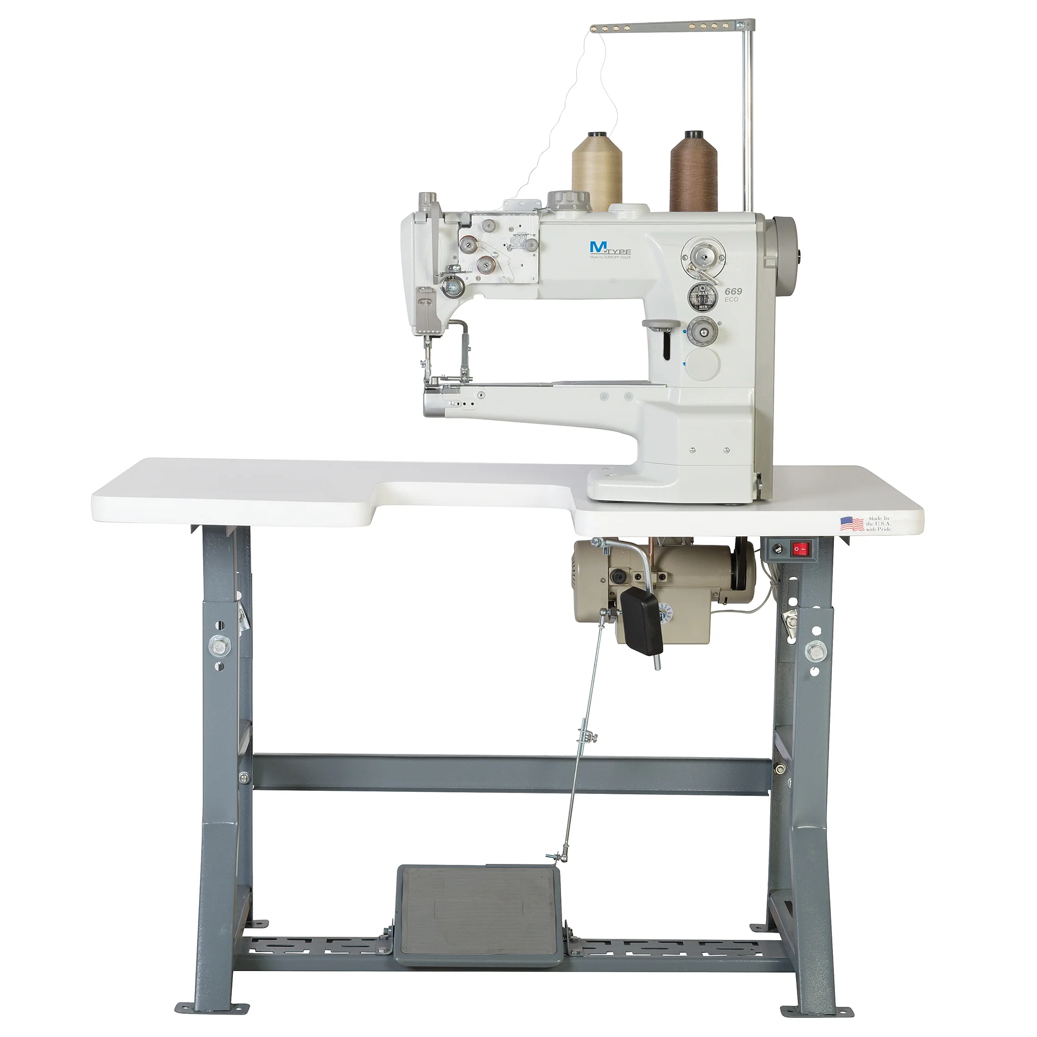 Adler 669 Cylinder Arm Leather Sewing Machine, Complete with Stand
