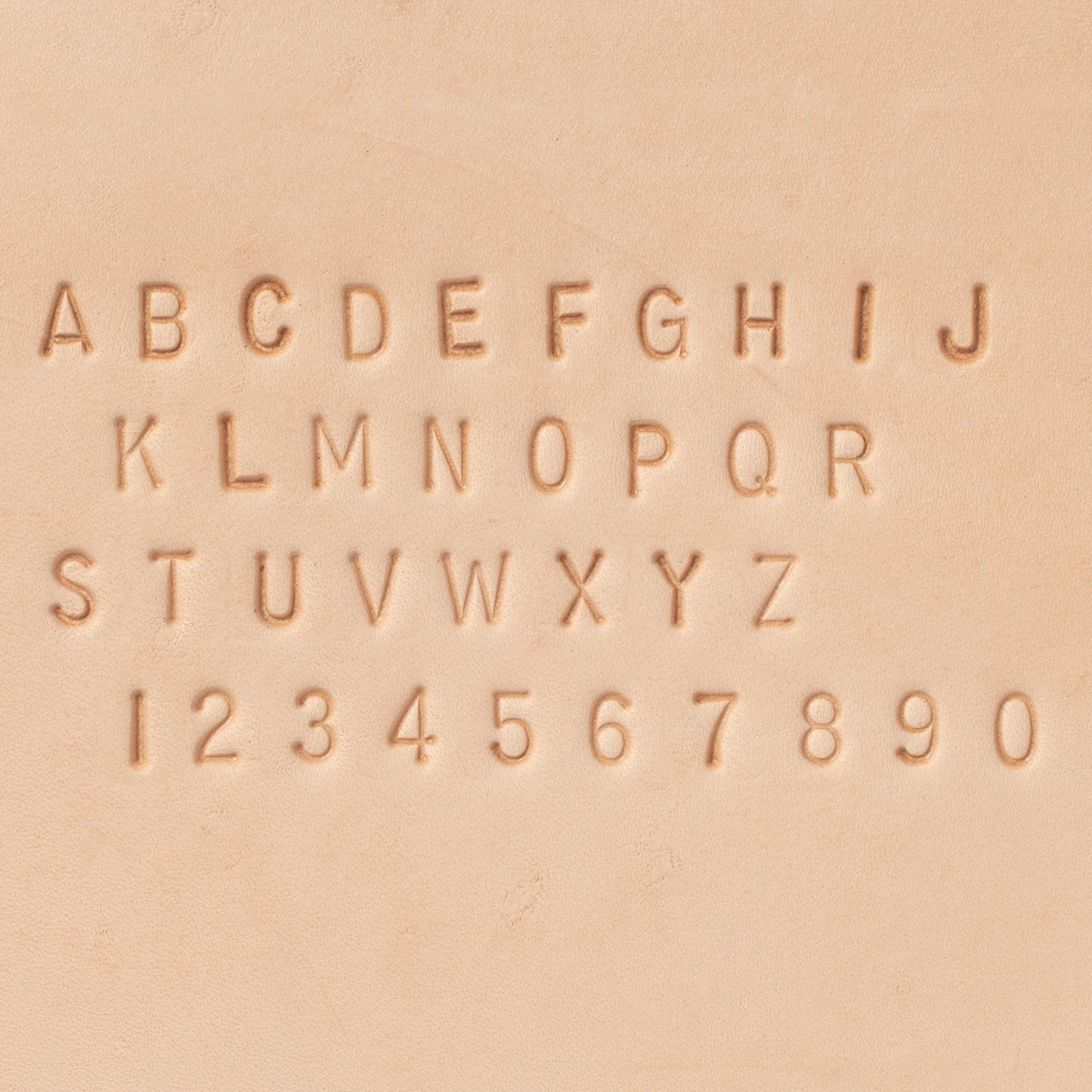 Alphabet/Number Set, 1/4"