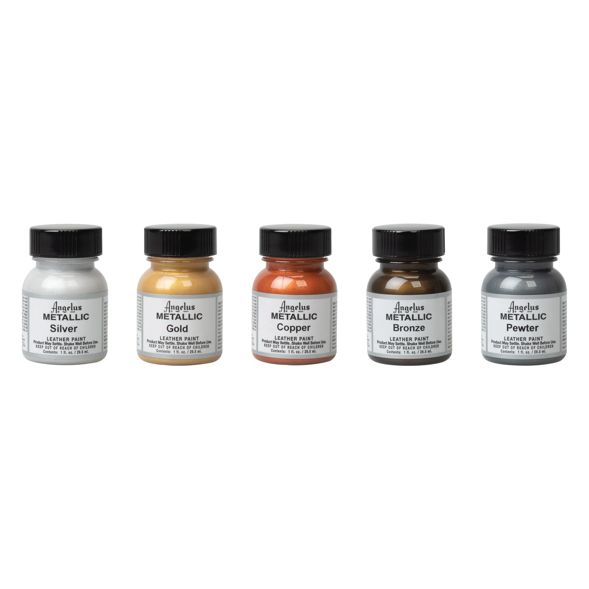 AngelusÂ® Metallic Leather Paint, 1 oz.