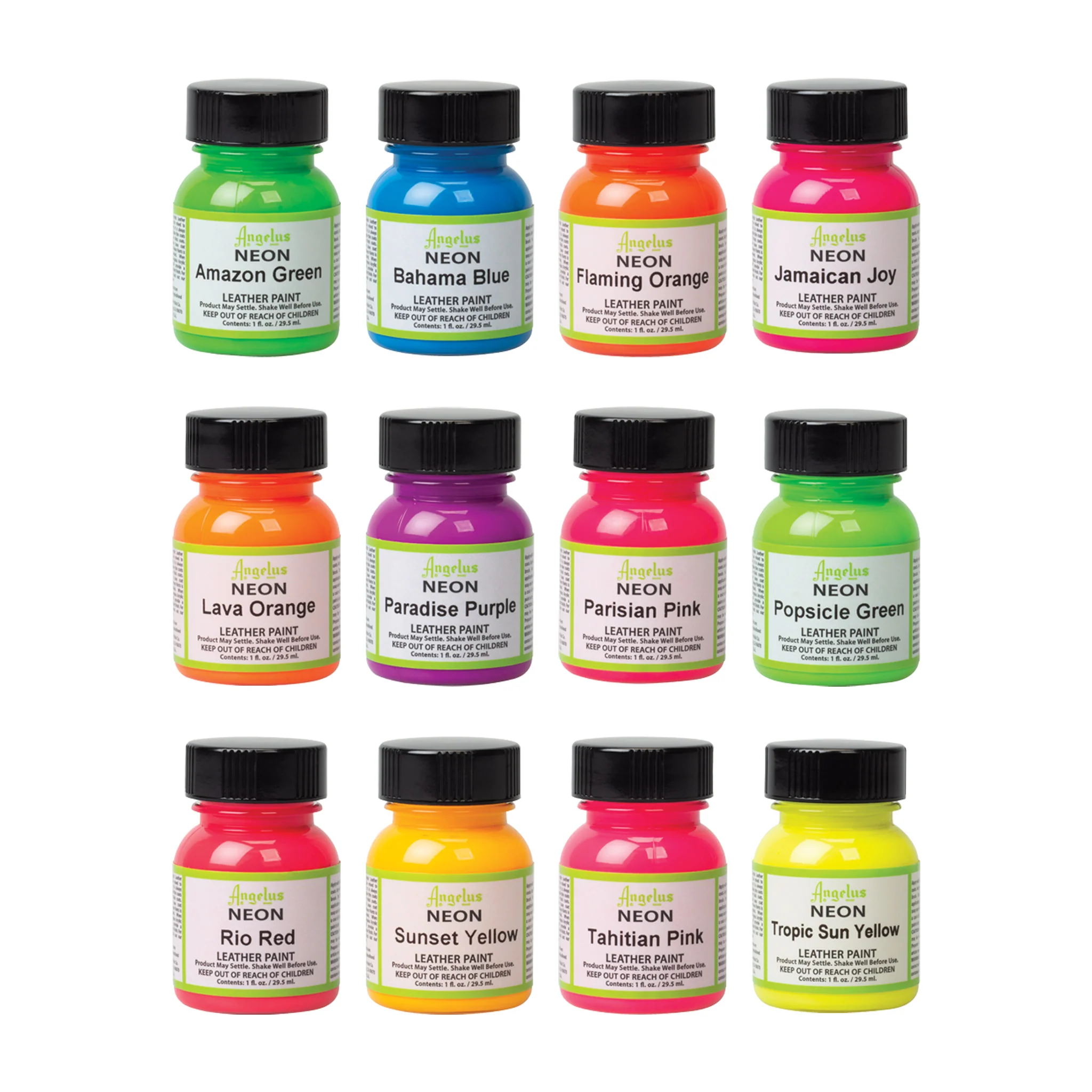 AngelusÂ® Neon Leather Paint, 1 oz.