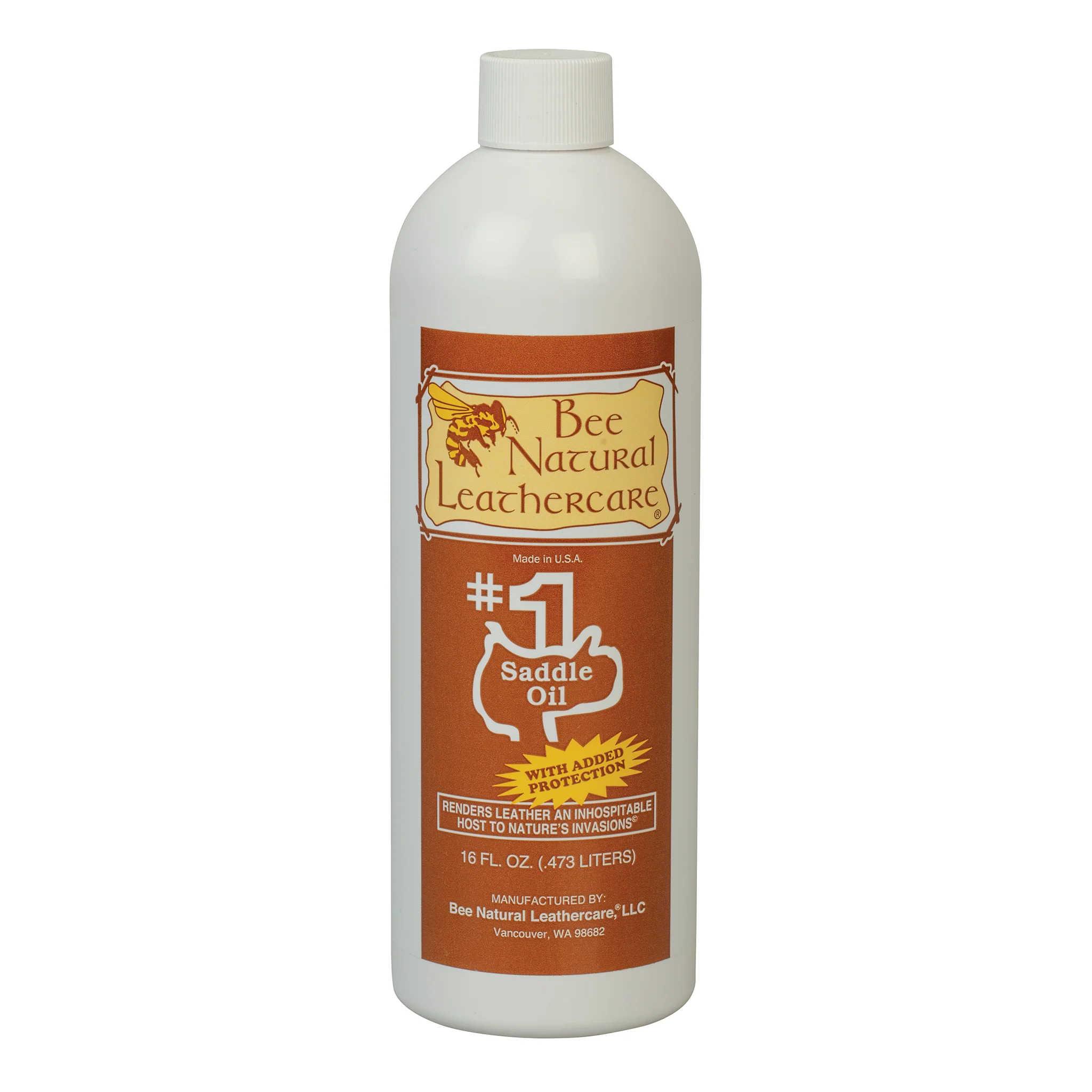 Bee Natural LeathercareÂ® #1 Saddle Oil with Added Protection