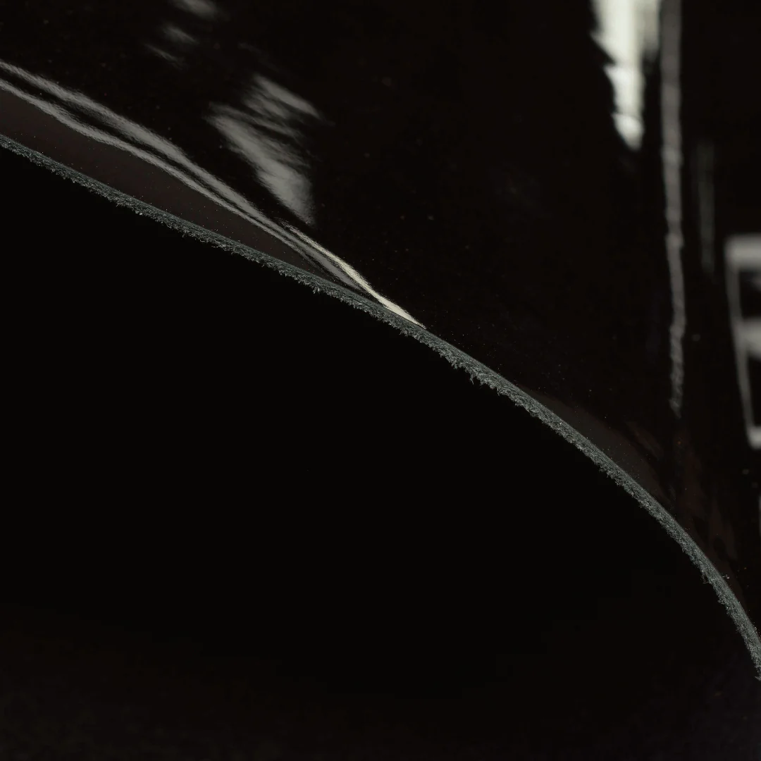 Black Patent Leather, 8/9 oz.