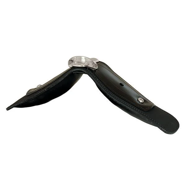 Brahma WebbÂ® Driving Gig Saddle, Black with Stainless