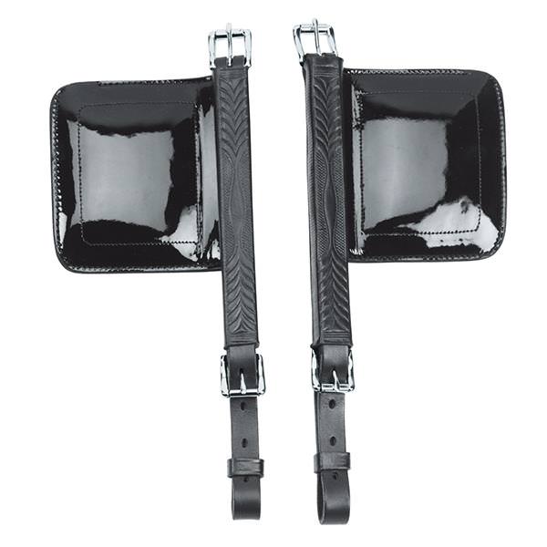 Bridle Blinds Black with Stainless Steel