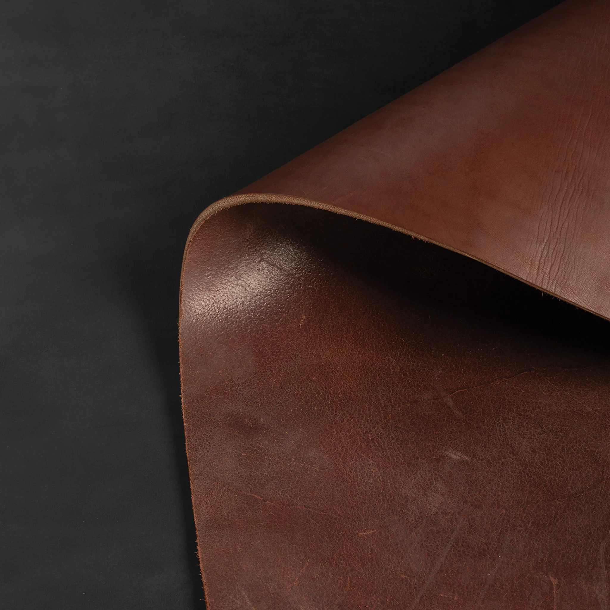 CHAHINLEATHERÂ® English Bridle Leather, Single Shoulder, 12/13 oz.