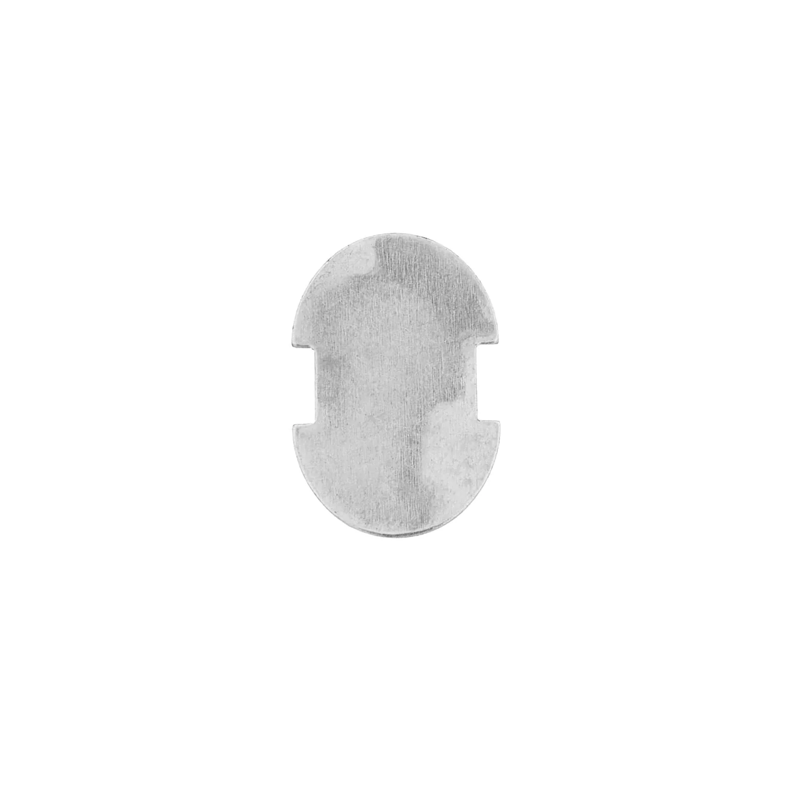 Common SenseÂ® 13/16" Nickel Back Plate, Zinc Alloy