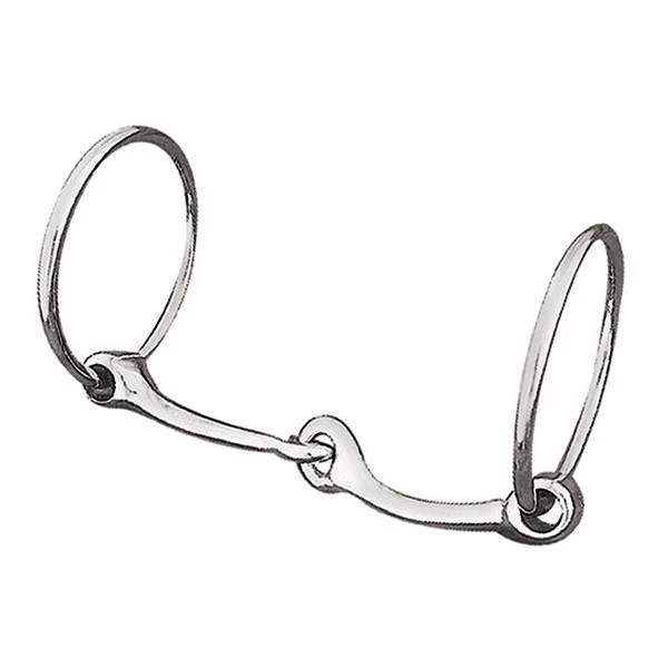 Draft Bit, 6" Snaffle Mouth, Nickel Plated