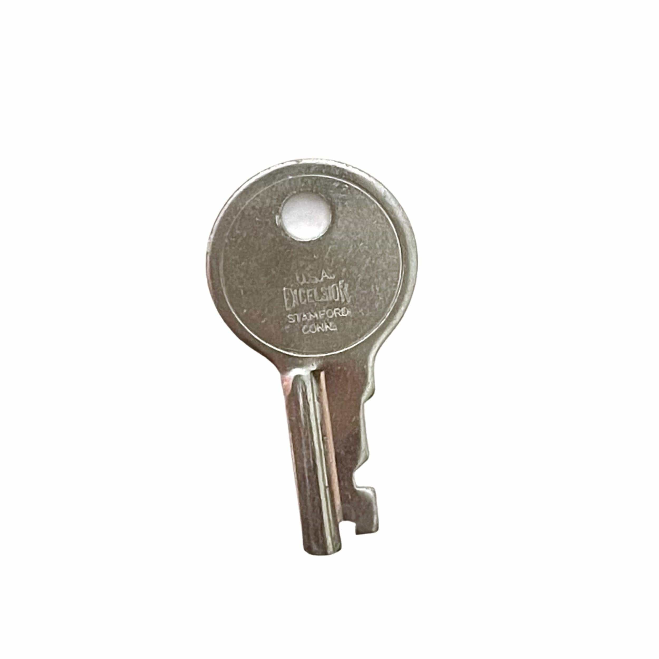 Excelsior No. 21 Lock Replacement Key, 5PK, #EX-21K