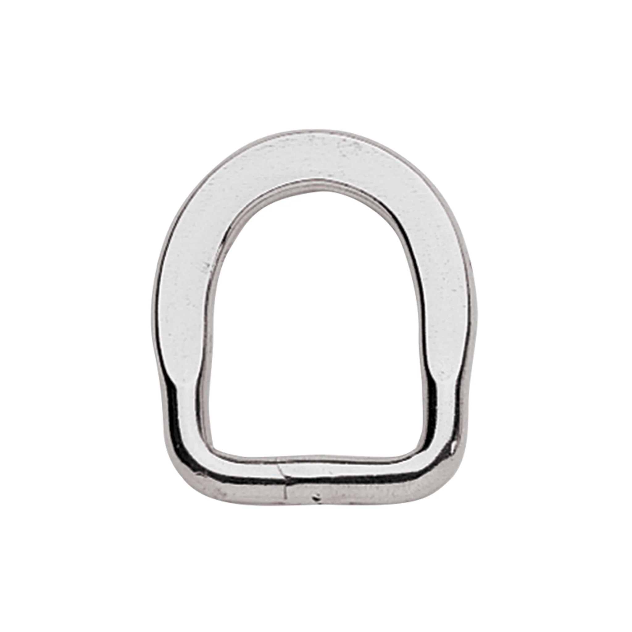 F-107-SS Flat Saddle D-Ring, Stainless Steel, 1"