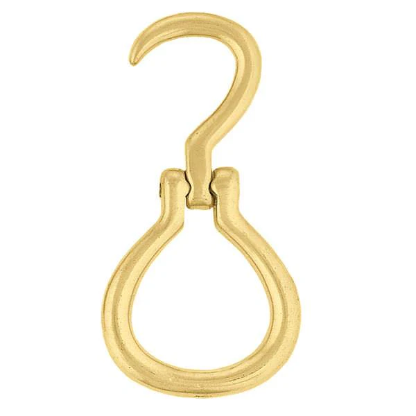 Folding Hoof Pick Solid Brass