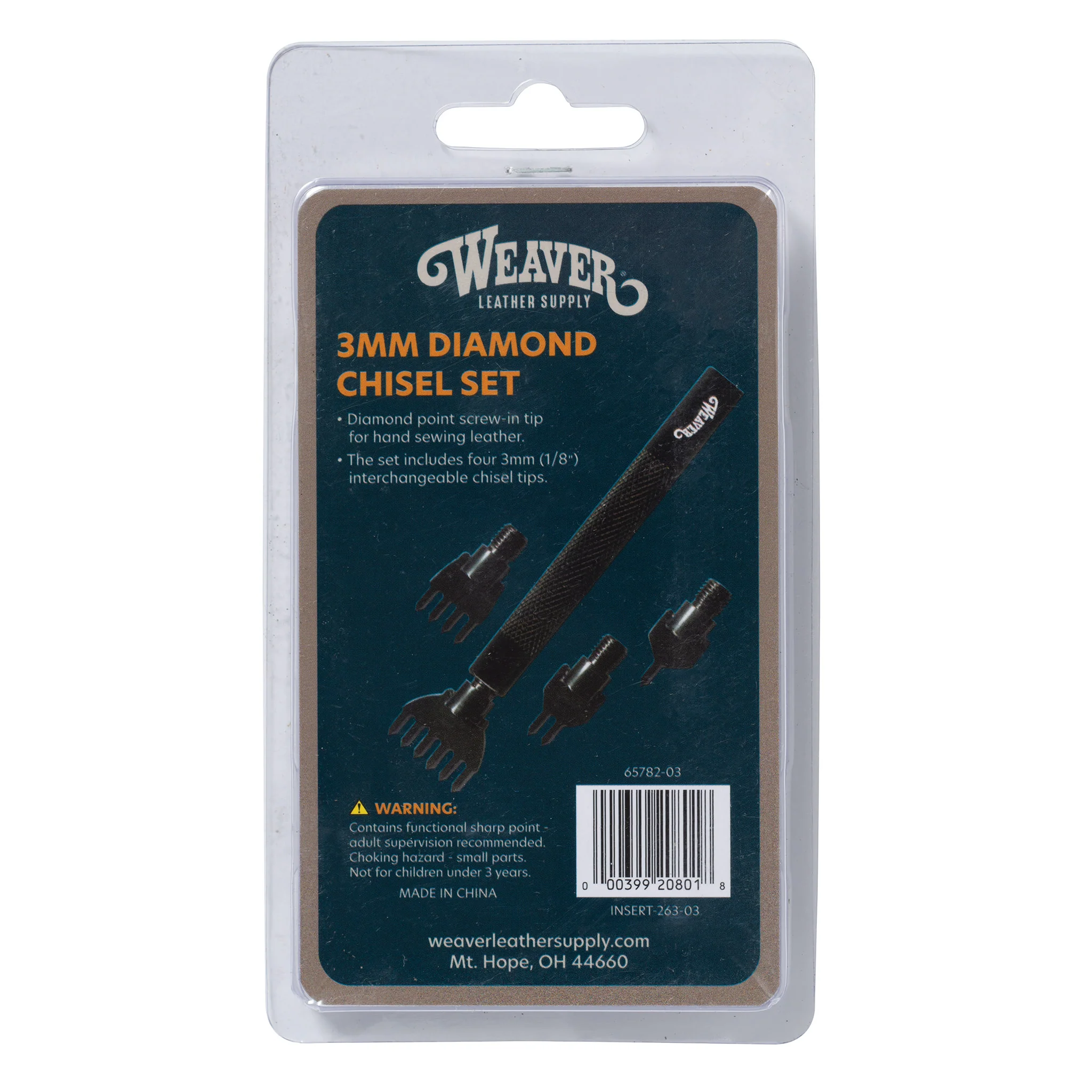 Interchangeable Diamond Stitching Chisel Sets