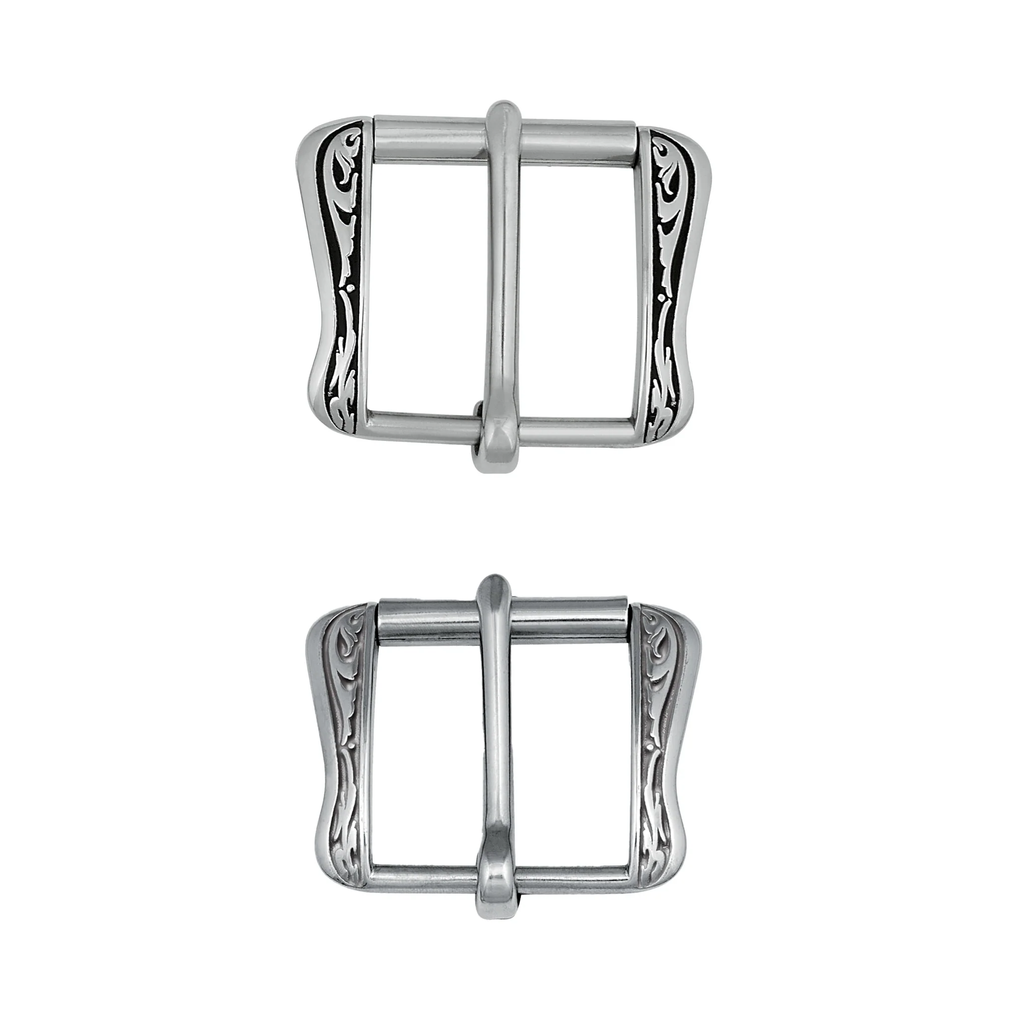 Jeremiah Watt Accented Floral Flank Buckle