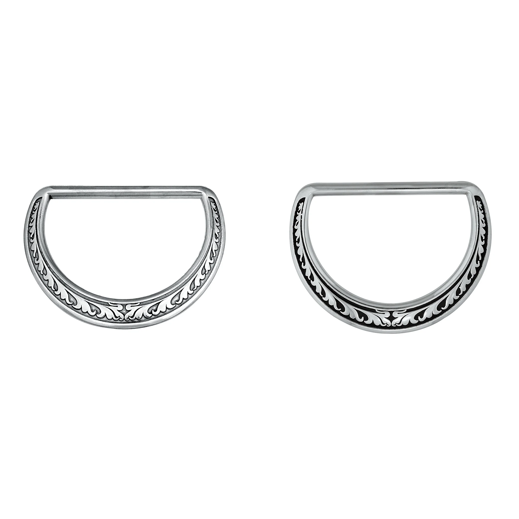 Jeremiah Watt Floral Saddle D-Ring