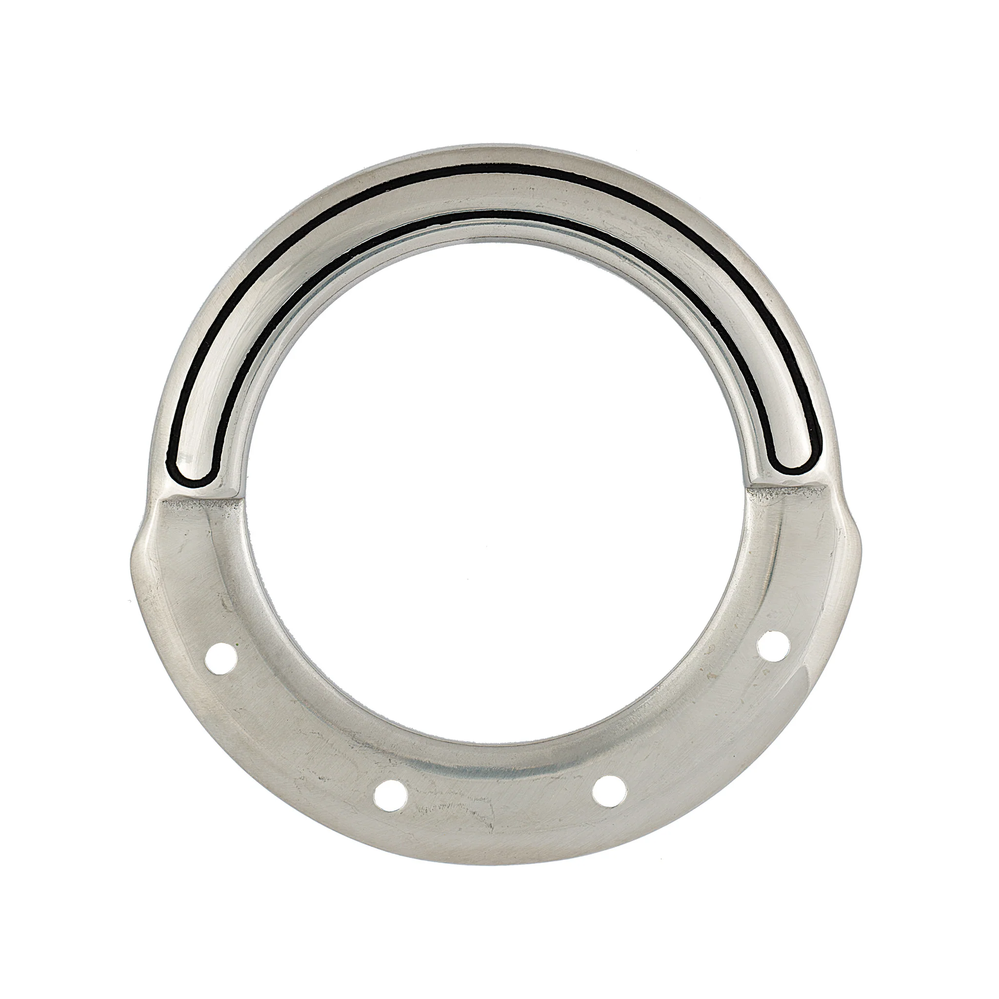 Jeremiah Watt Smooth and Grooved Inskirt Rigging Ring, 3"
