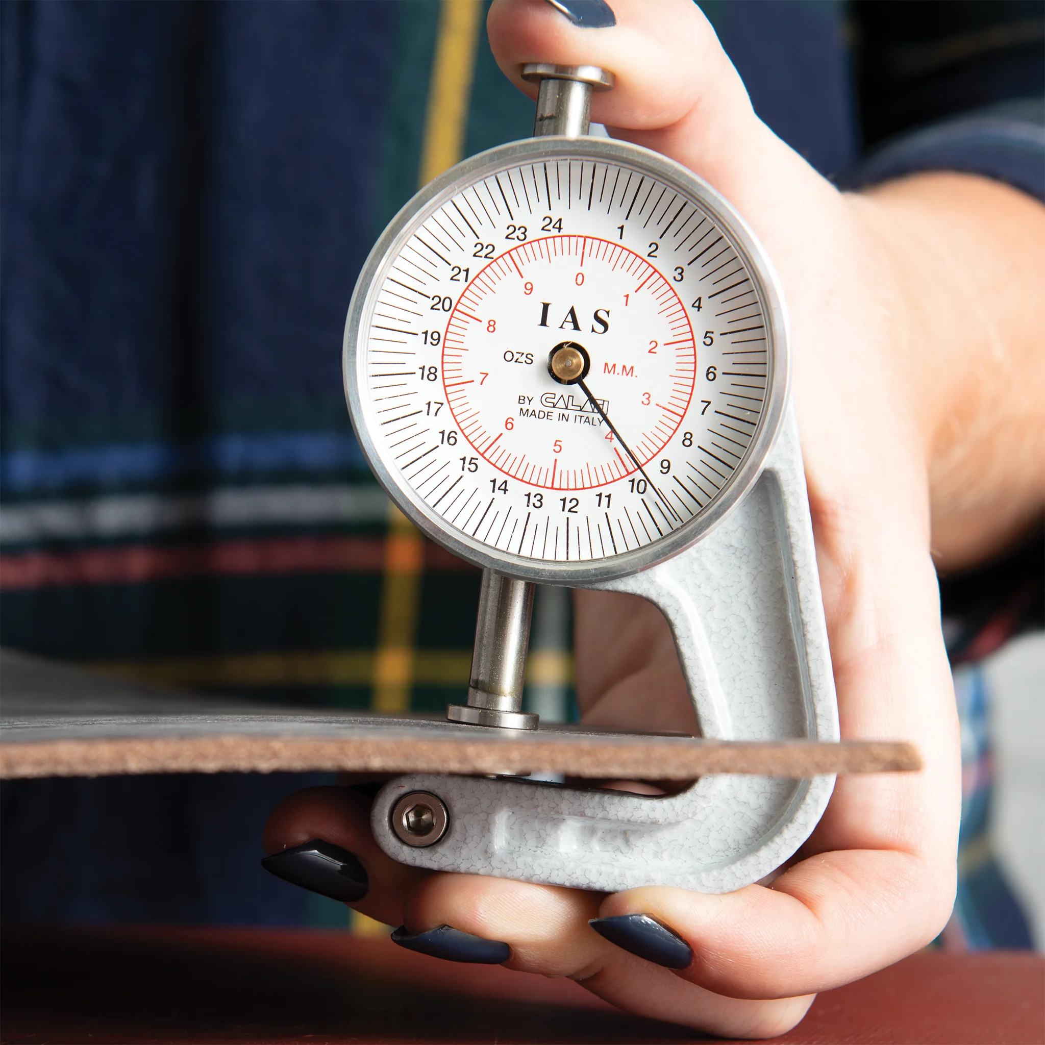 Leather Thickness Gauge, 1" Throat