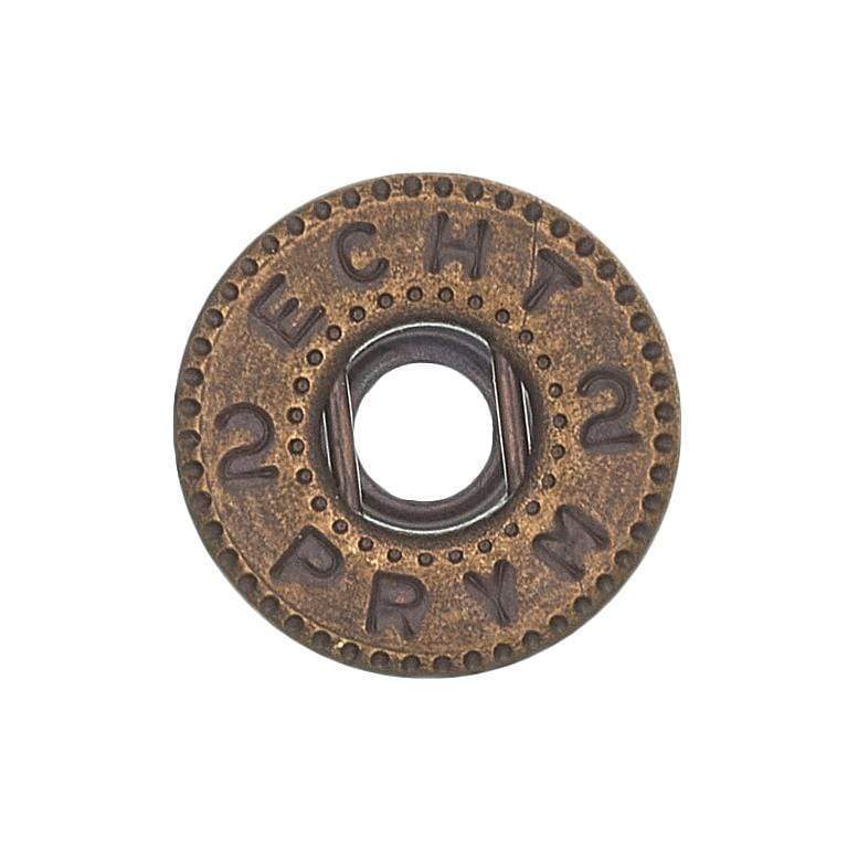Line 2 Antique Brass, Parallel Spring Socket, Solid Brass, #2373-ANTB
