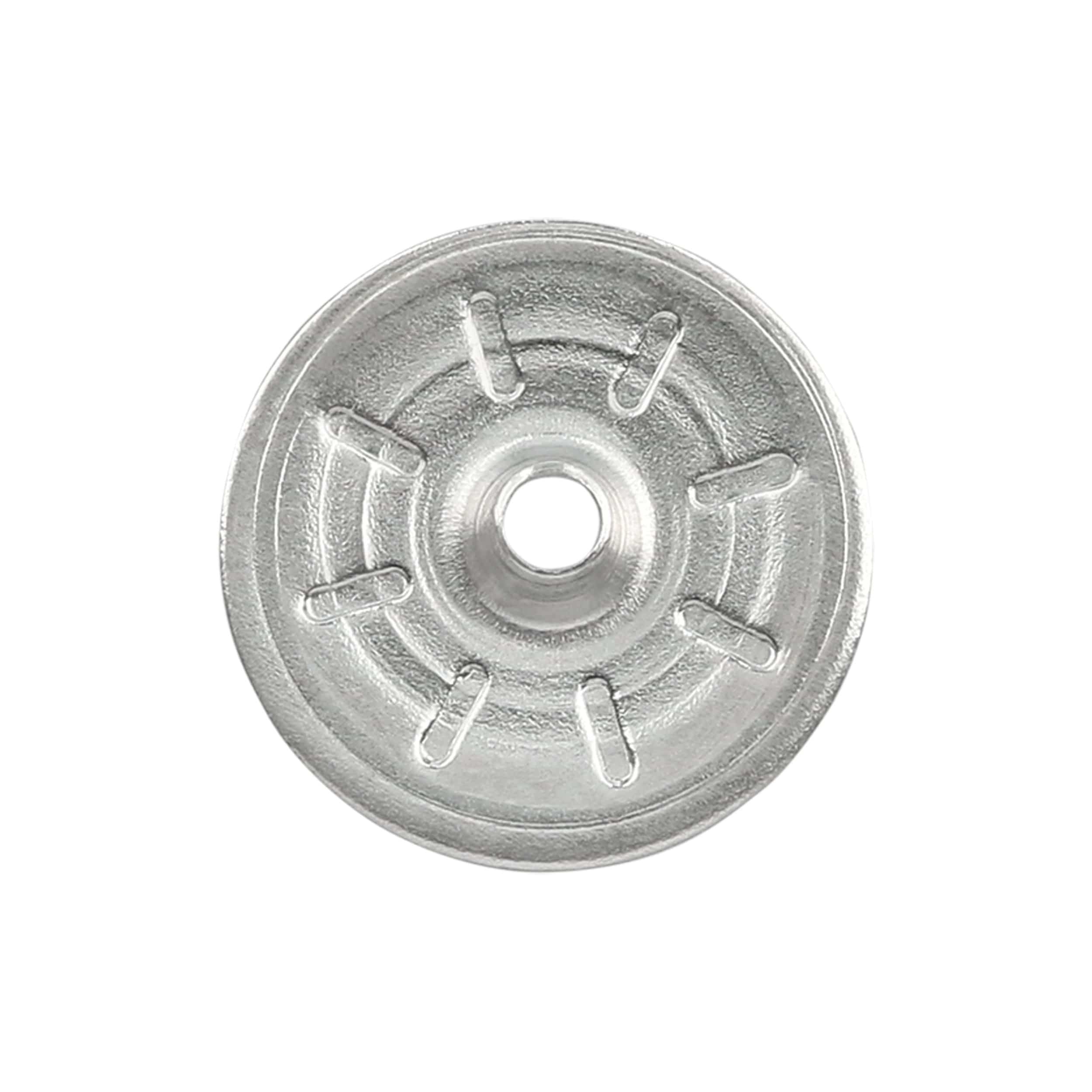 Line 2, Silver (Nickel-Free) 1/4" Parallel Spring Washer, Solid Brass, #2377-SBN