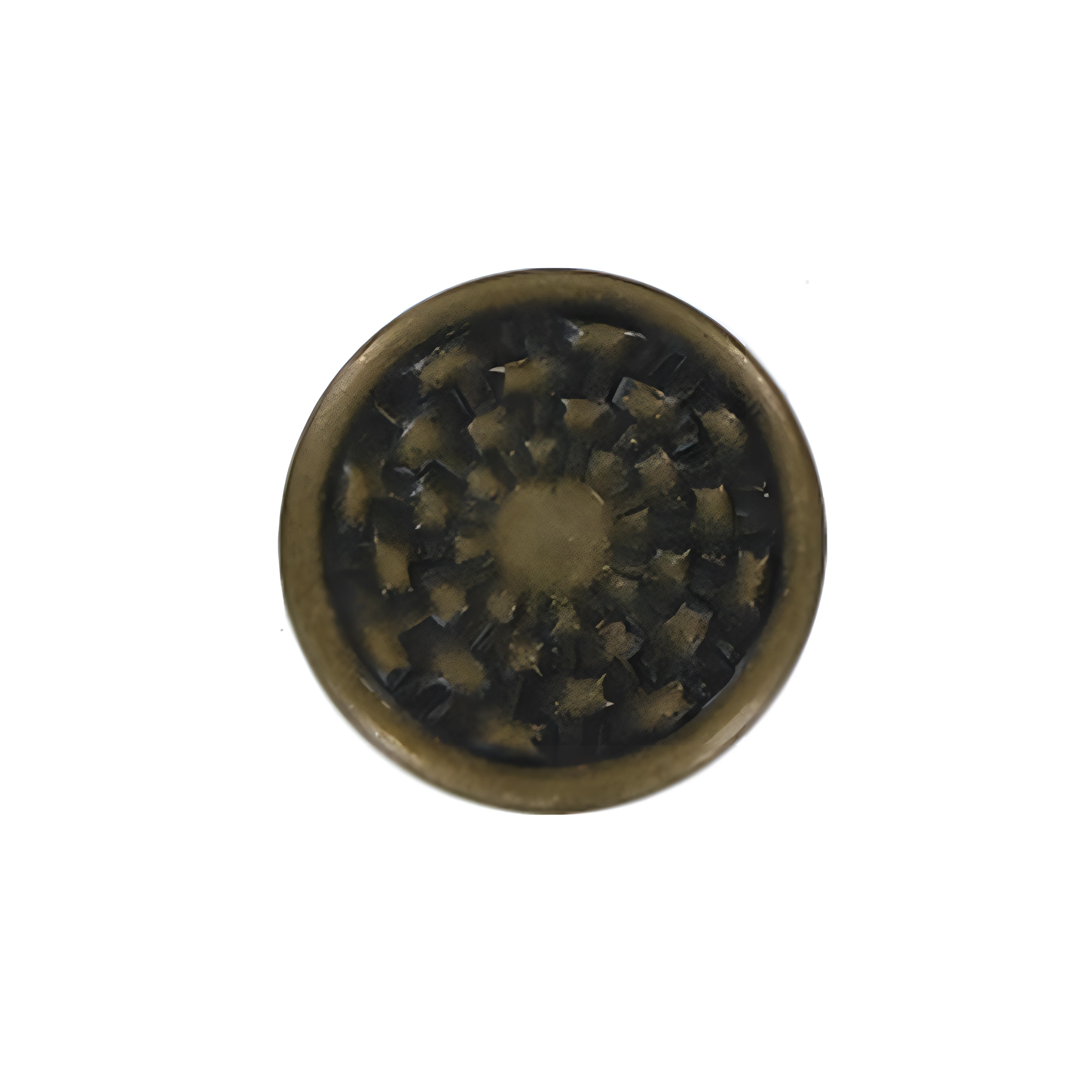 Line 24 Antique Brass, Basket Weave Cap, Steel, #10132-ANTB