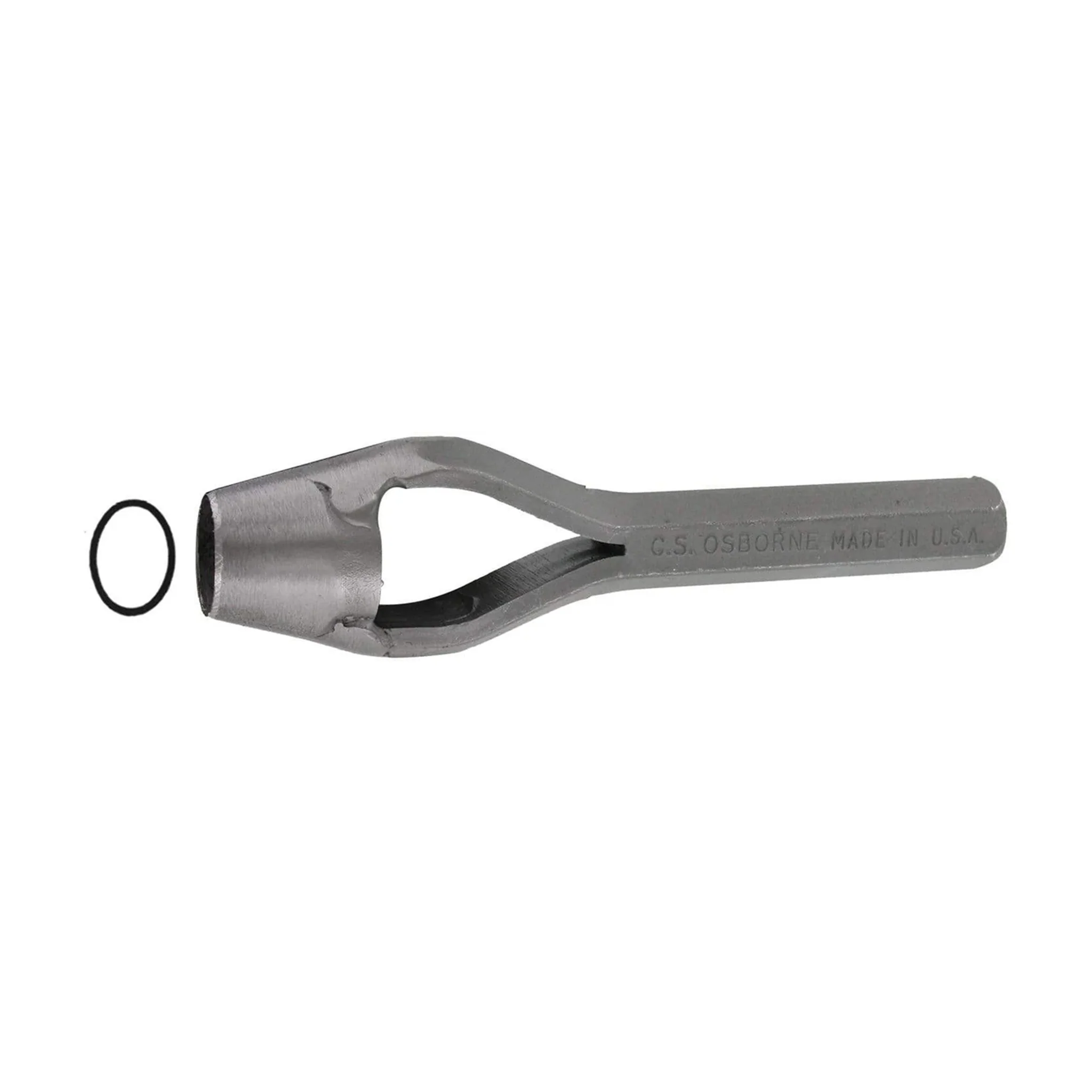 #16, C.S Osborne Oval Drive Punch, Steel, #T-158-16