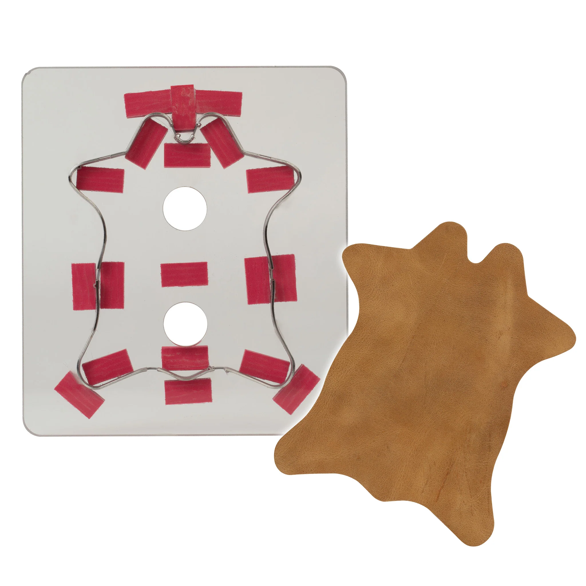 Polycarb Cutting Die, Cowhide Coaster