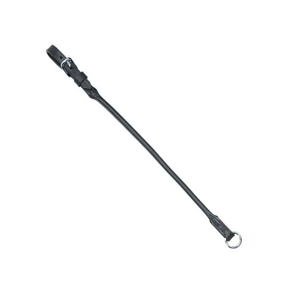 Rein Round Black, 5/8"