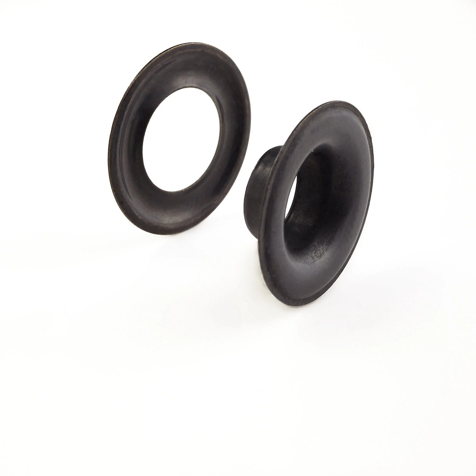 #2 Black, Grommet with Washer, Soild Brass - 12 pk, #GROM-2-BLK