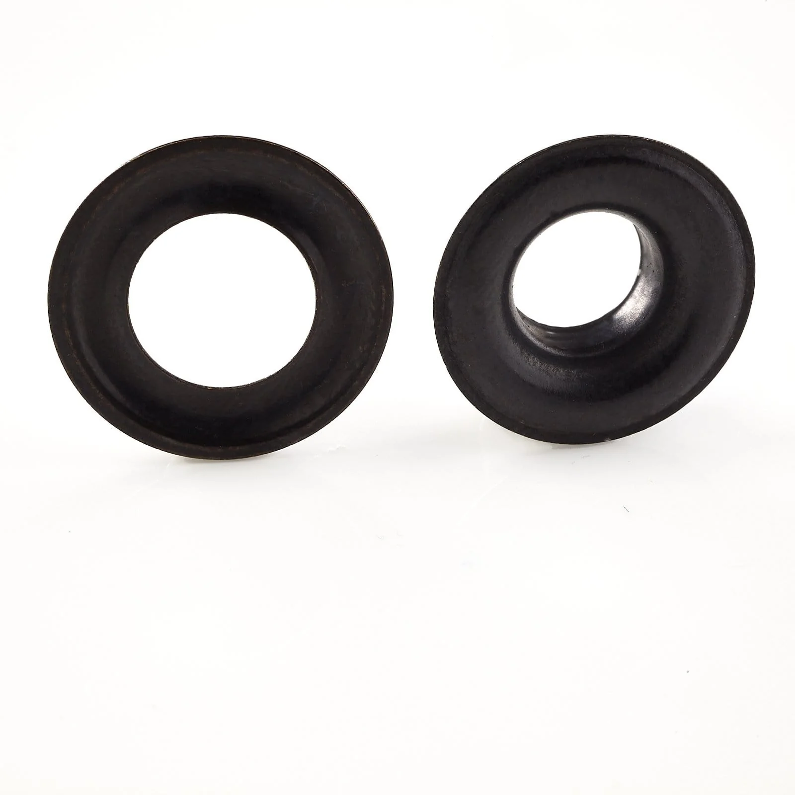 #2 Black, Grommet with Washer, Soild Brass - 12 pk, #GROM-2-BLK