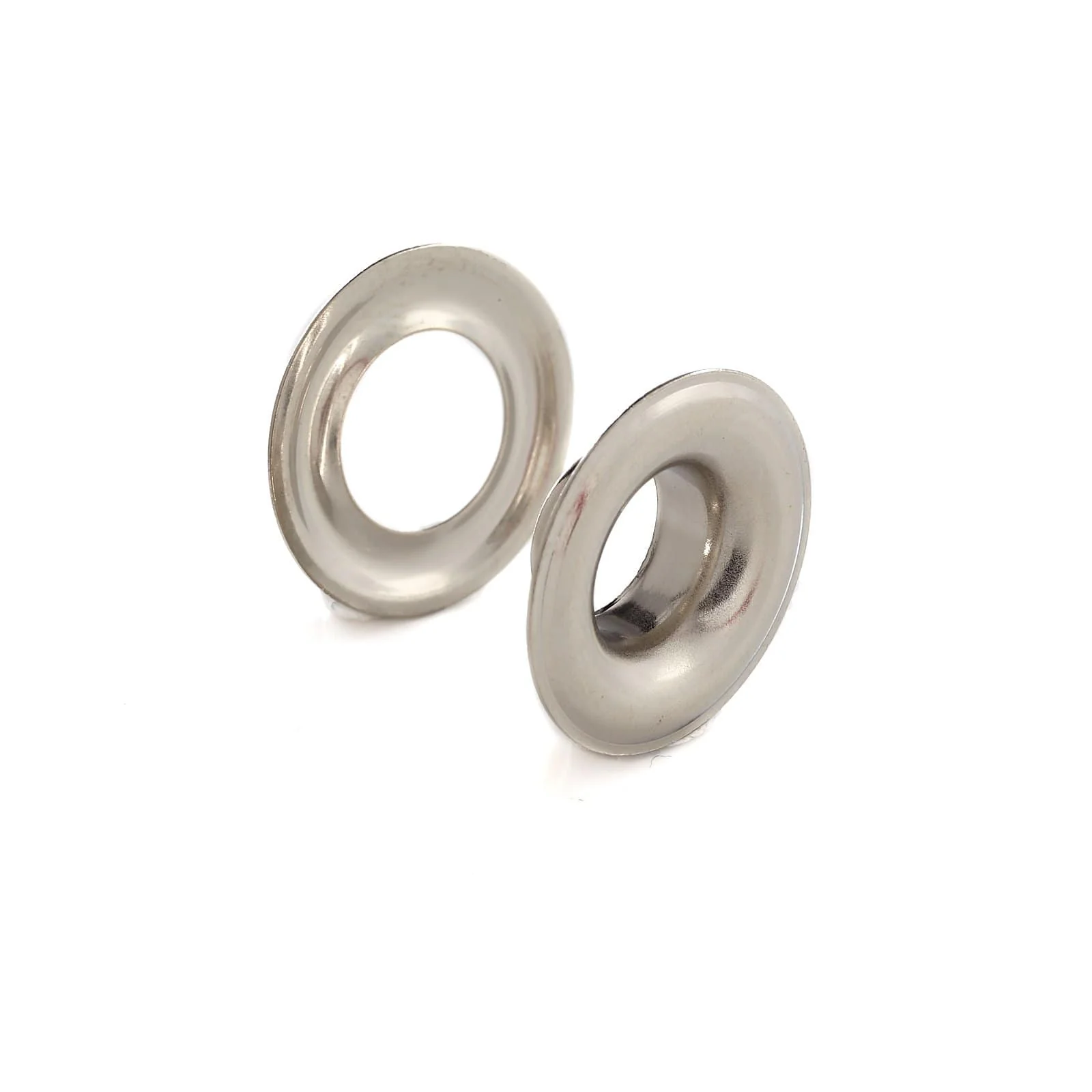 #2 Nickel, Grommet with Washer, Soild Brass - 12 pk, #GROM-2-SBN