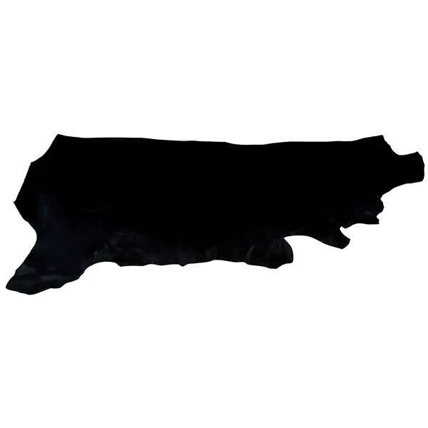 Sample, CHAHINLEATHERÂ® Utility Grade Black Heavy Harness Leather, 10/12 oz.