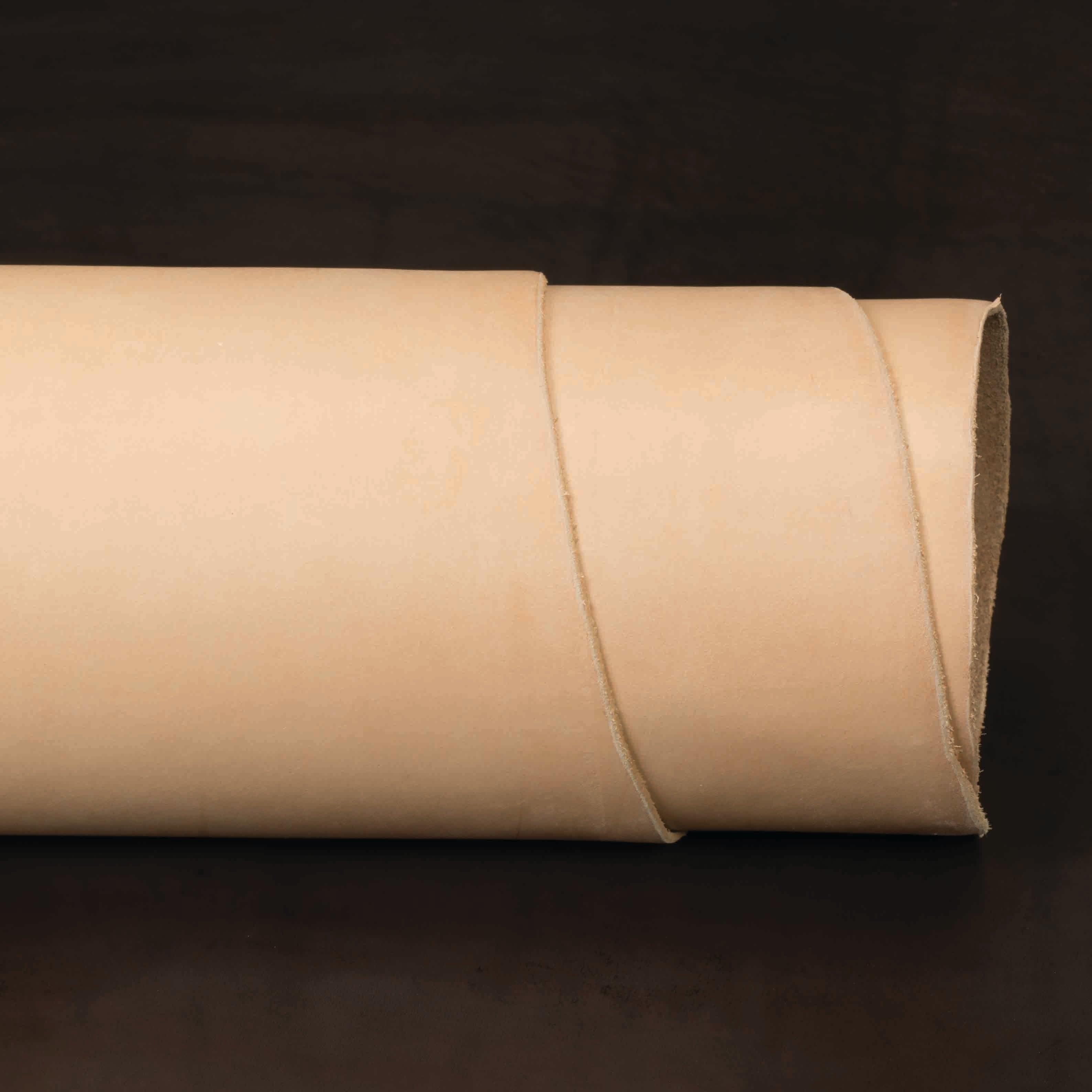 Sample, CHAHINLEATHERÂ® Veg Tanned Natural Strap Leather, Sides