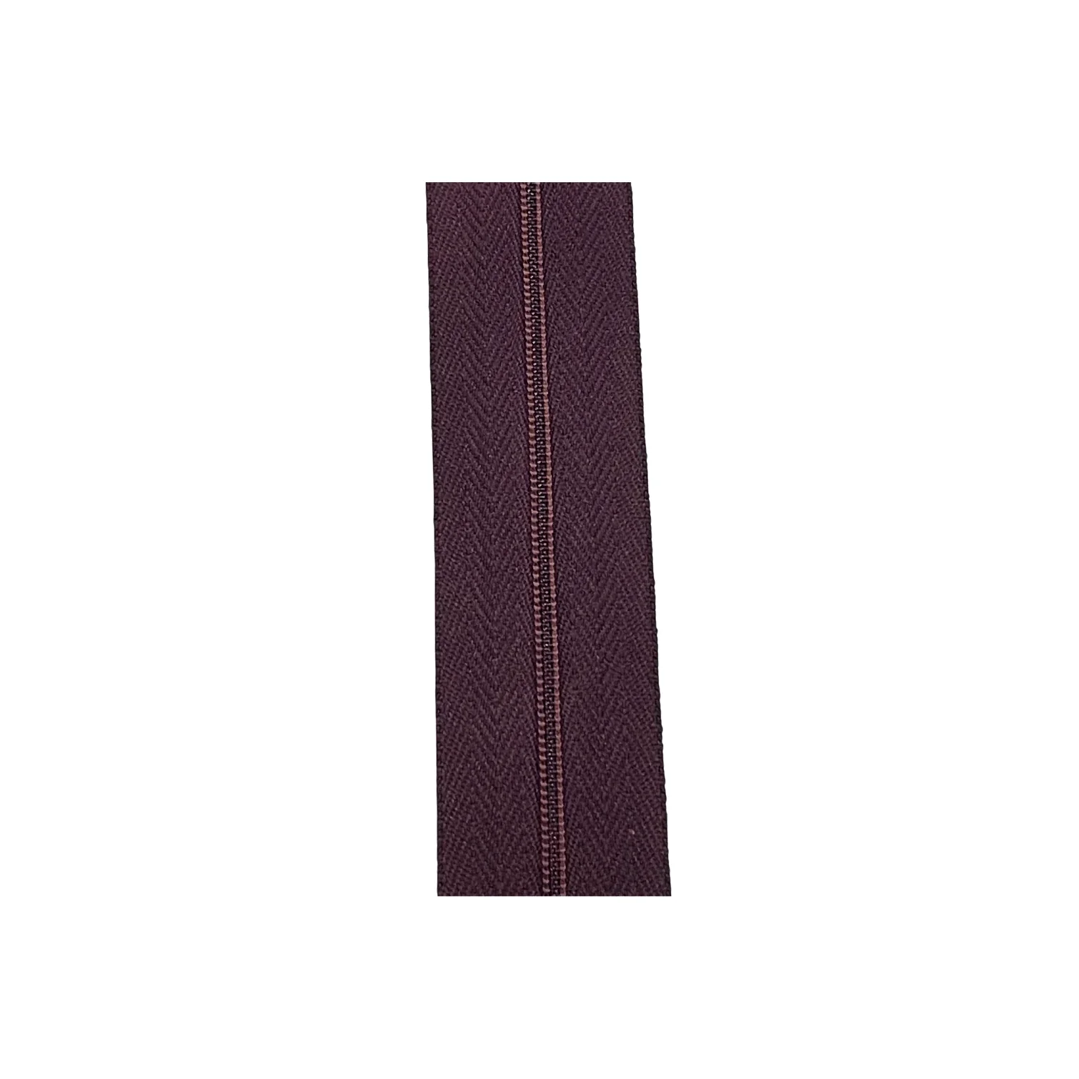 #2.5 Burgundy, YKK Coil Chain Zipper Tape, Nylon, #2.5C-W-BURG