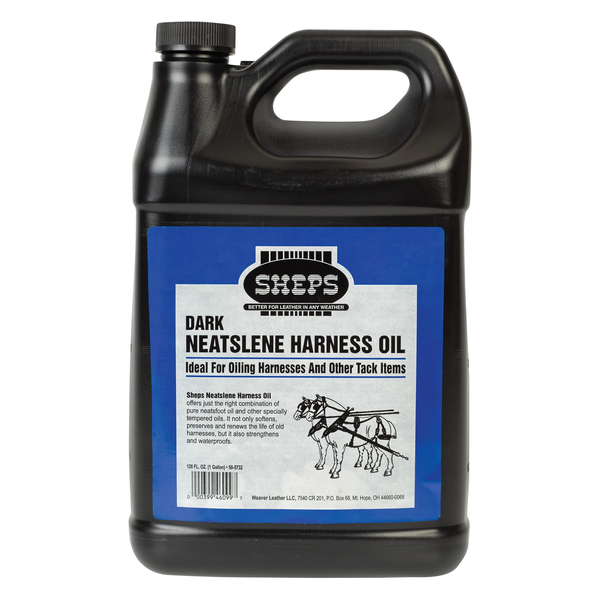 ShepsÂ® Dark Neatslene Harness Oil, Gallon