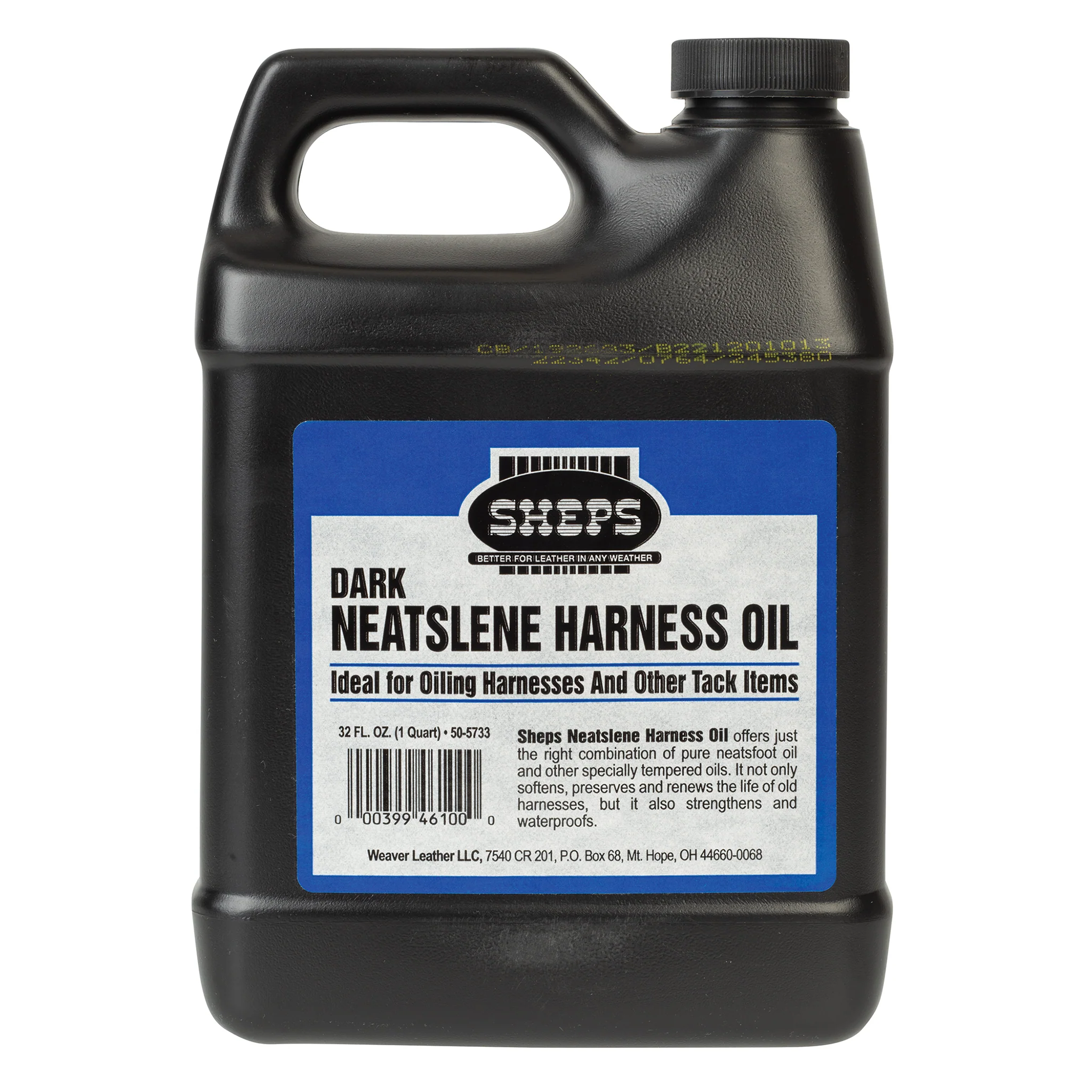 ShepsÂ® Dark Neatslene Harness Oil, Quart