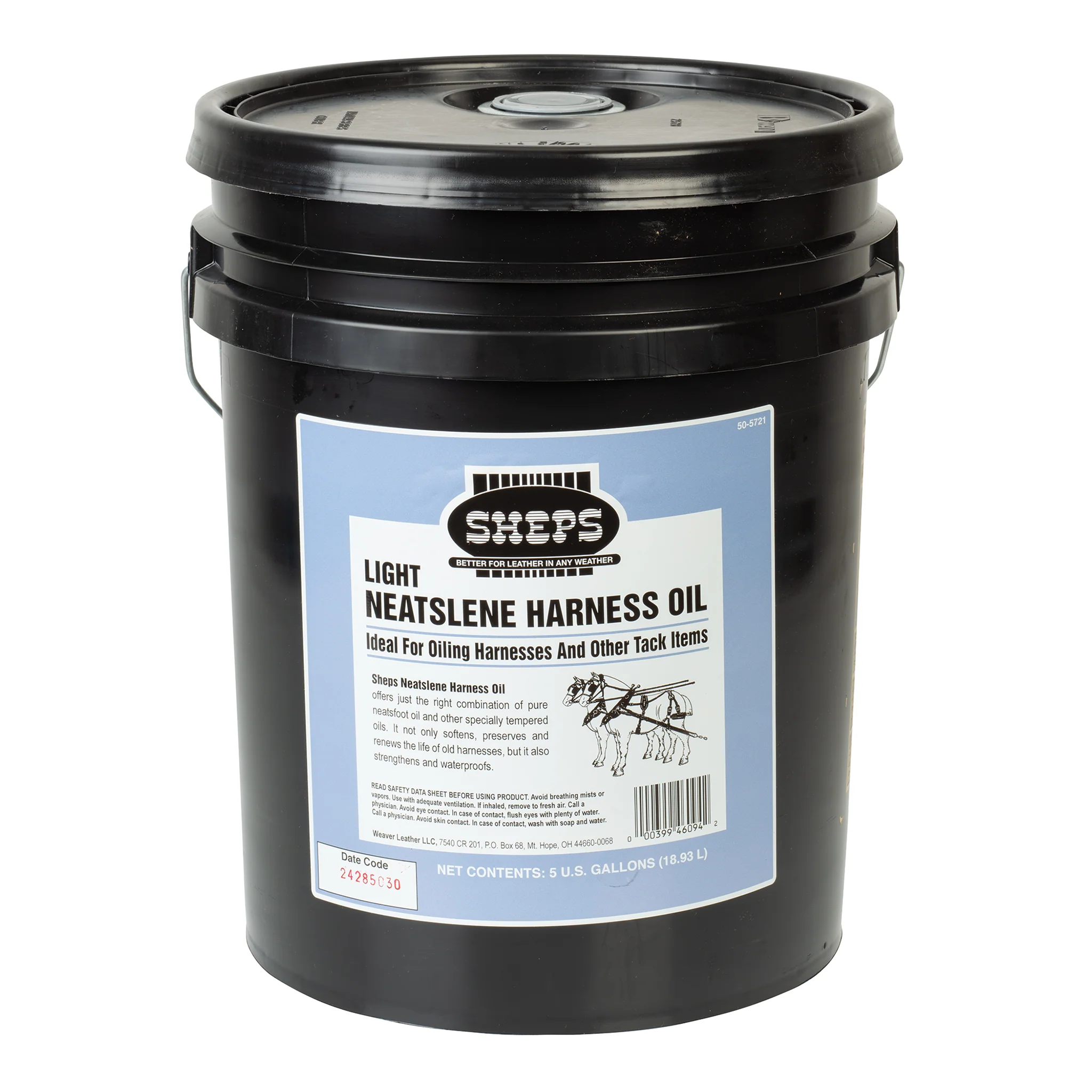 ShepsÂ® Light Neatslene Harness Oil, 5 Gallons